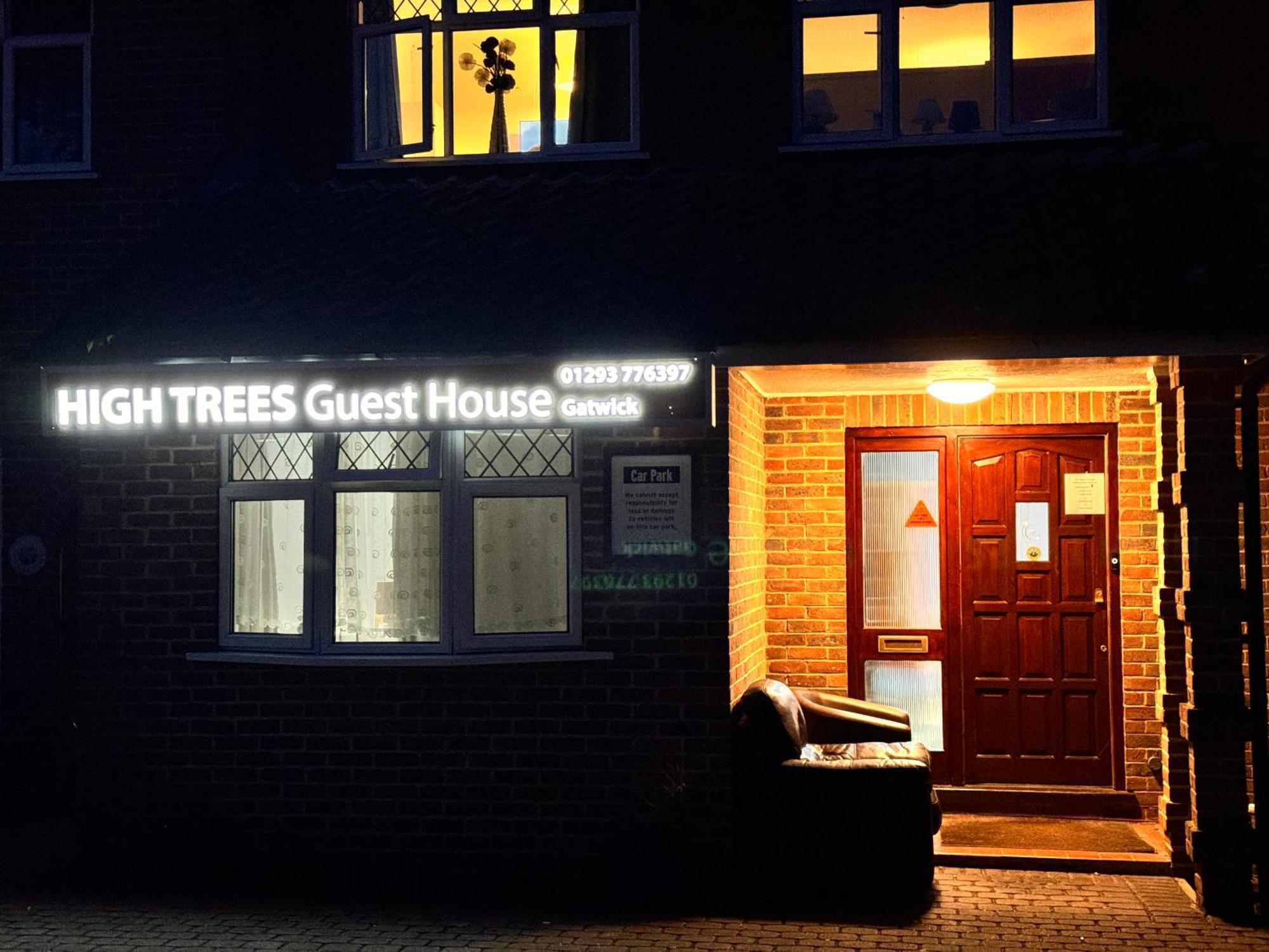 High Trees Guest House Gatwick Horley Dış mekan fotoğraf