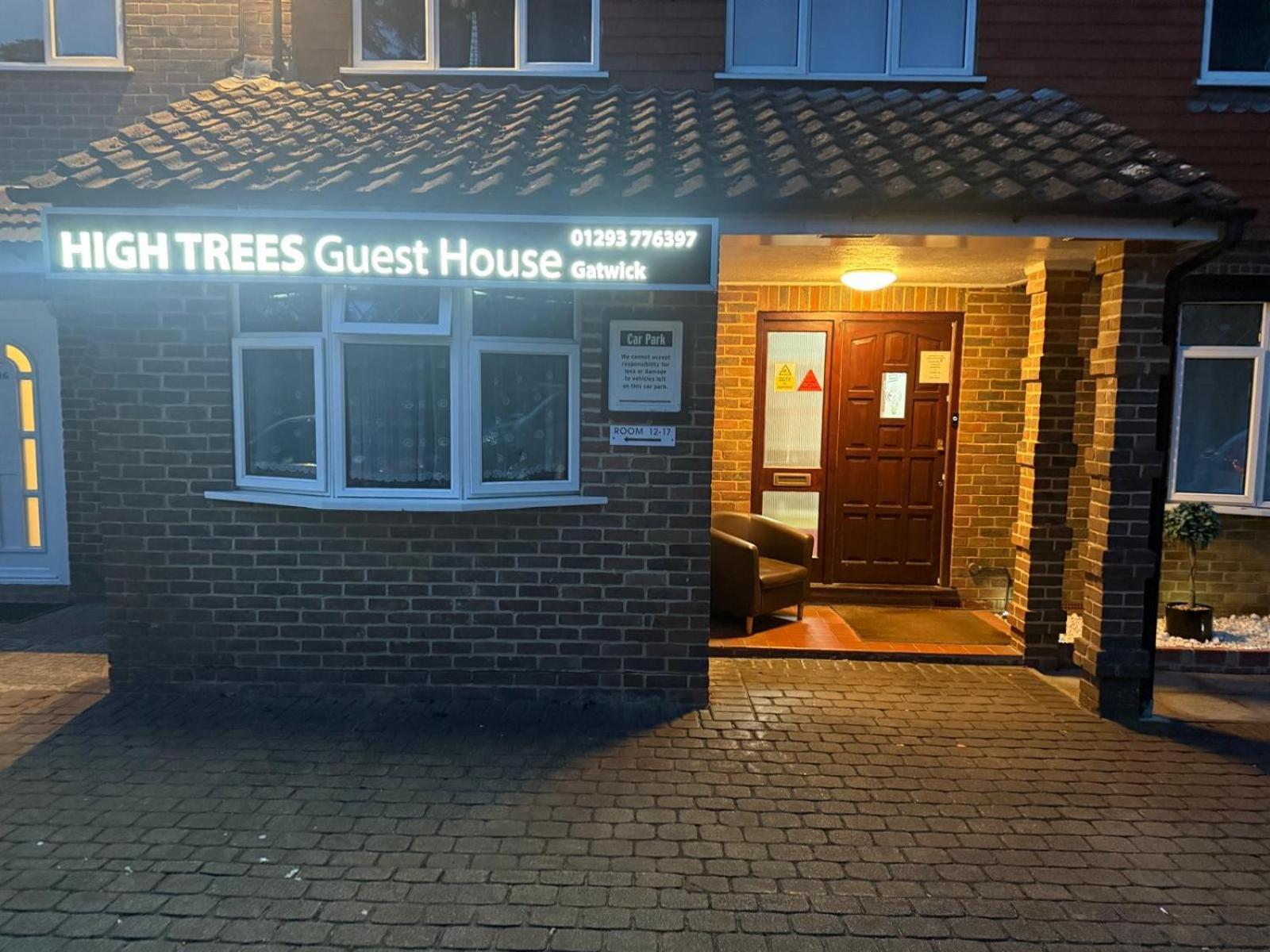 High Trees Guest House Gatwick Horley Dış mekan fotoğraf
